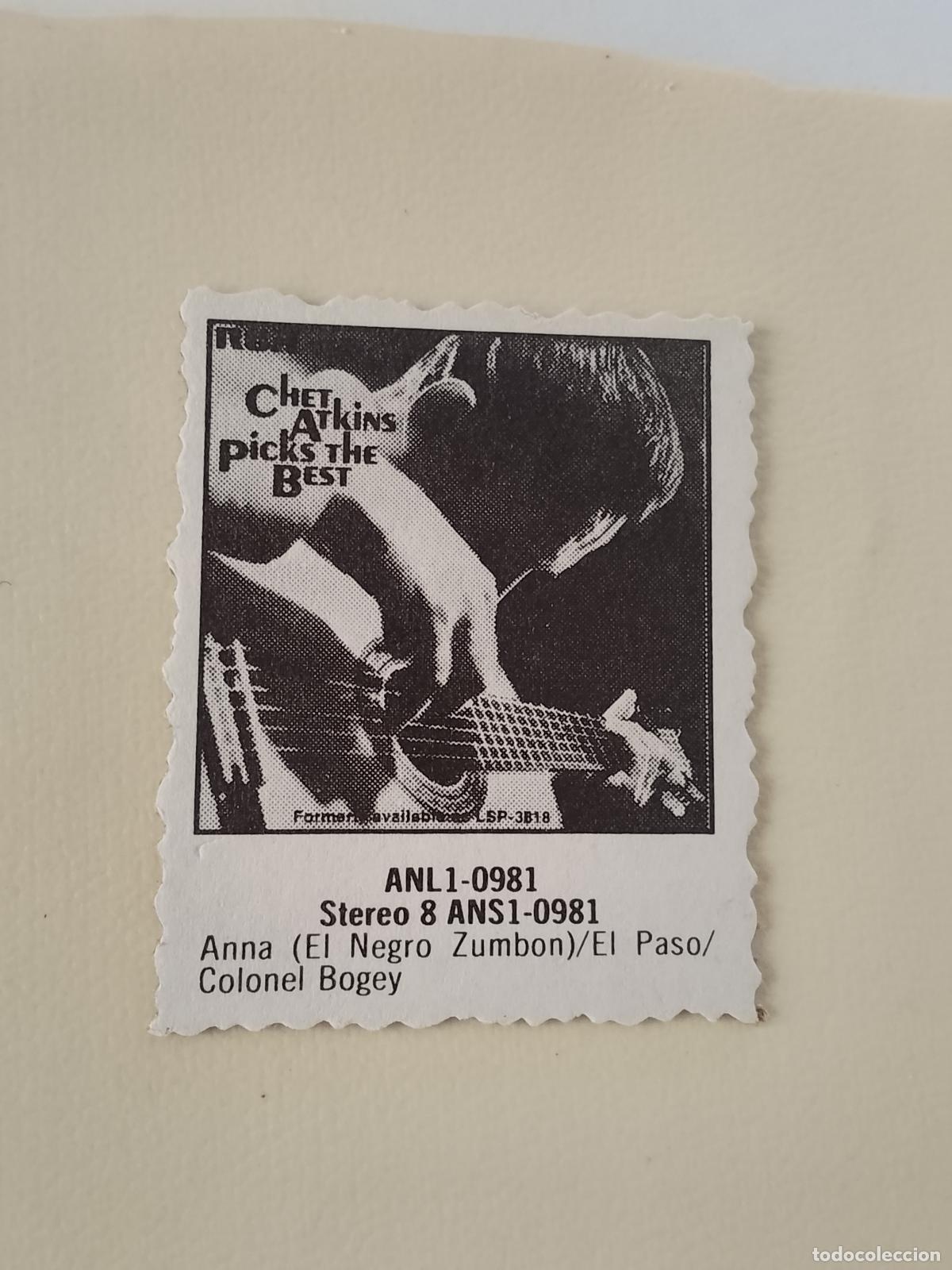 M&uacute;sica de colecci&oacute;n: SIMILAR A CROMO DE CARTON troquelado MUSICA - CANTANTE O GRUPO - CHET ATKINS PICKS THE BEST ANNA