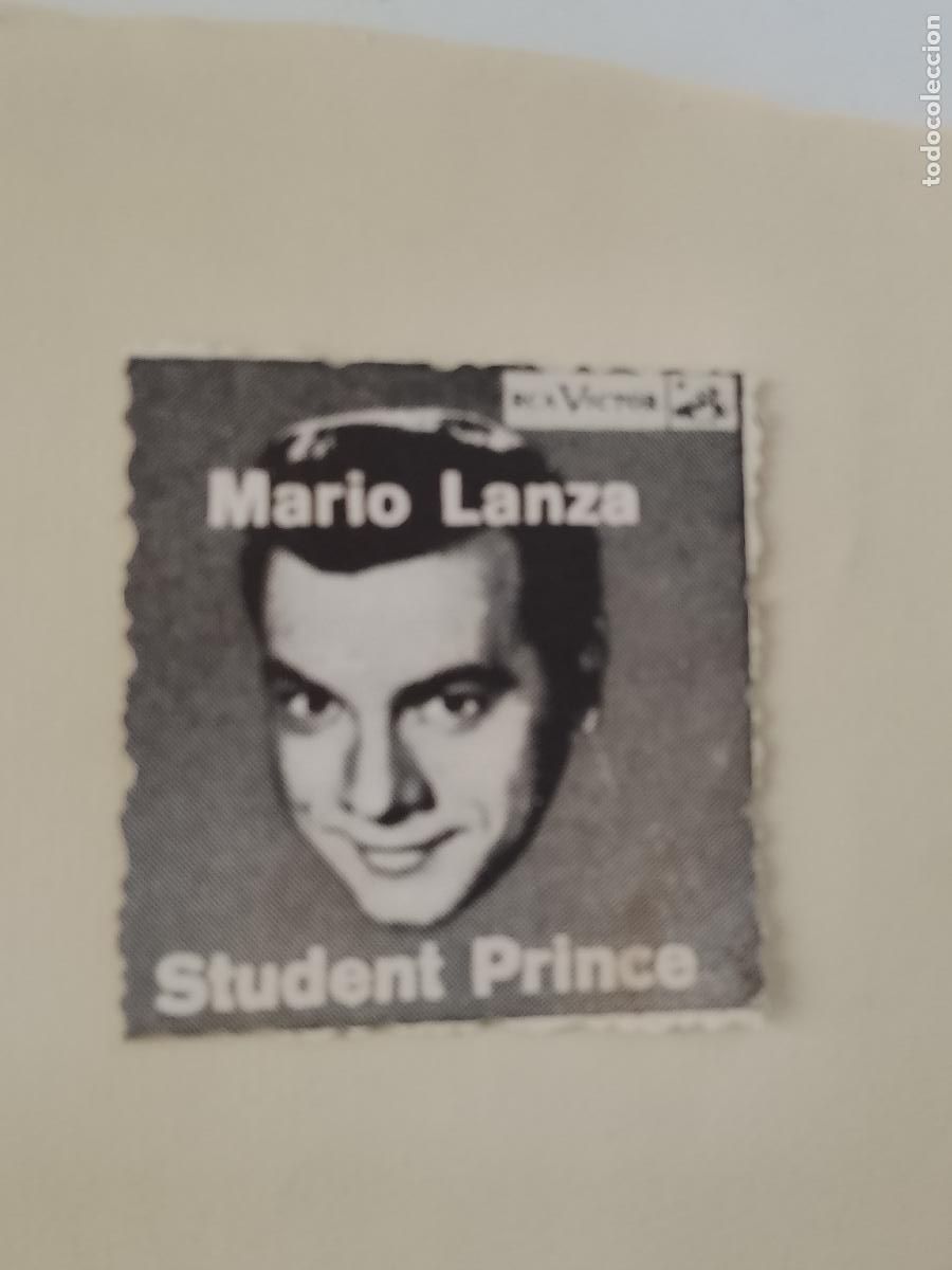 M&uacute;sica de colecci&oacute;n: SIMILAR A CROMO DE CARTON troquelado MUSICA - CANTANTE O GRUPO - MARIO LANZA