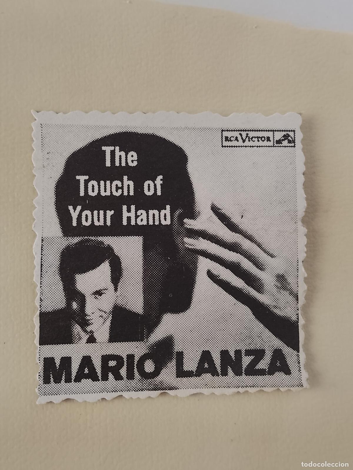M&uacute;sica de colecci&oacute;n: SIMILAR A CROMO DE CARTON troquelado MUSICA - CANTANTE O GRUPO - MARIO LANZA