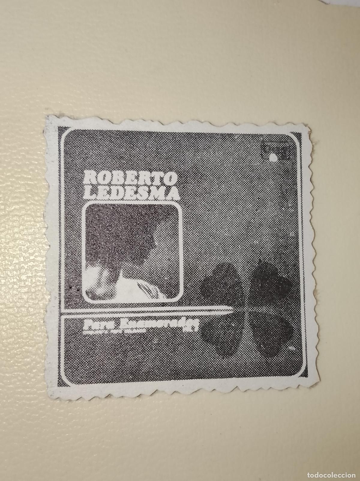 M&uacute;sica de colecci&oacute;n: SIMILAR A CROMO DE CARTON troquelado MUSICA - CANTANTE O GRUPO - ROBERTO LEDESMA