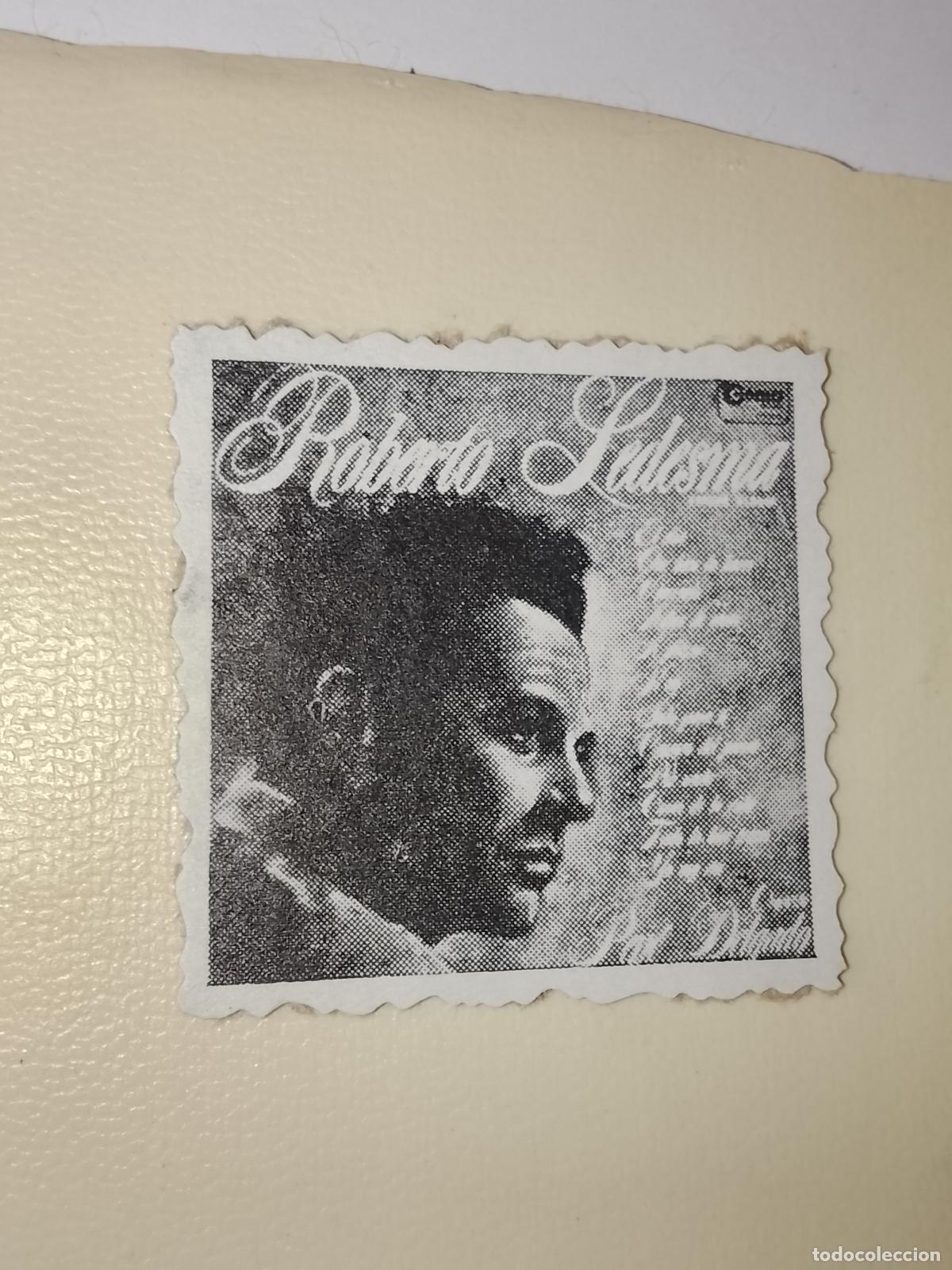 M&uacute;sica de colecci&oacute;n: SIMILAR A CROMO DE CARTON troquelado MUSICA - CANTANTE O GRUPO - ROBERTO LEDESMA