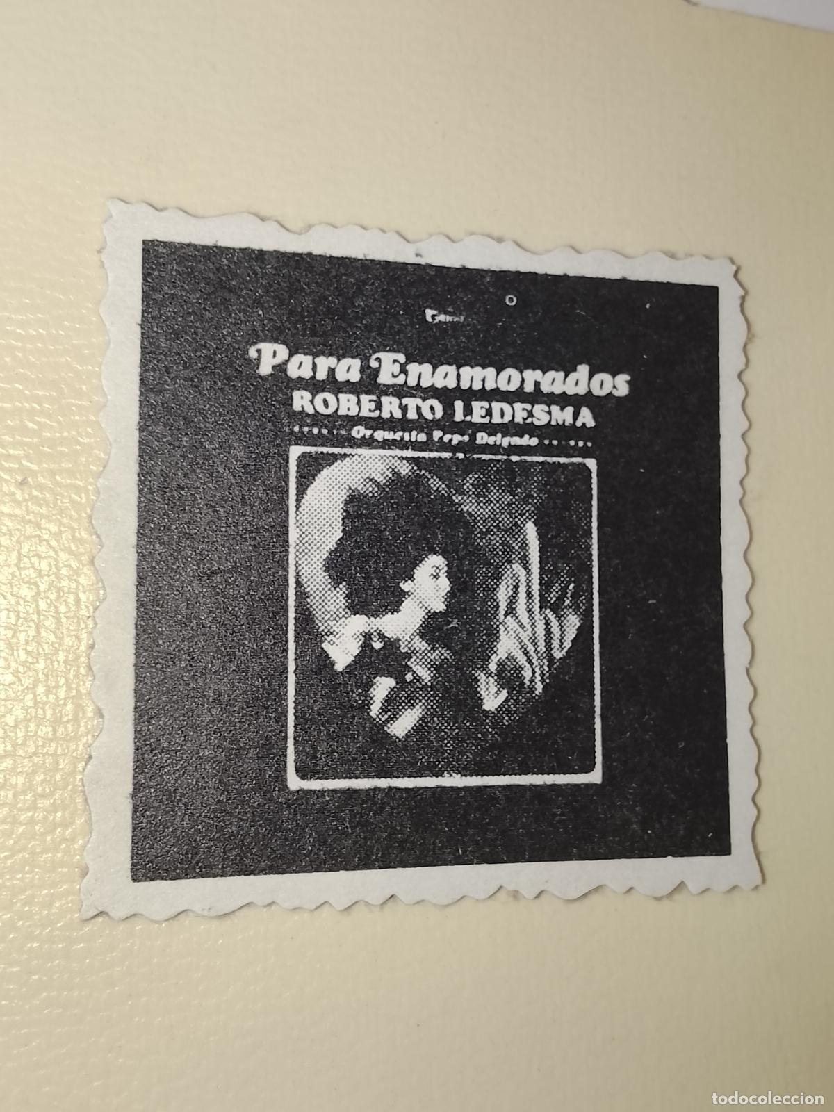 M&uacute;sica de colecci&oacute;n: SIMILAR A CROMO DE CARTON troquelado MUSICA - CANTANTE O GRUPO - ROBERTO LEDESMA
