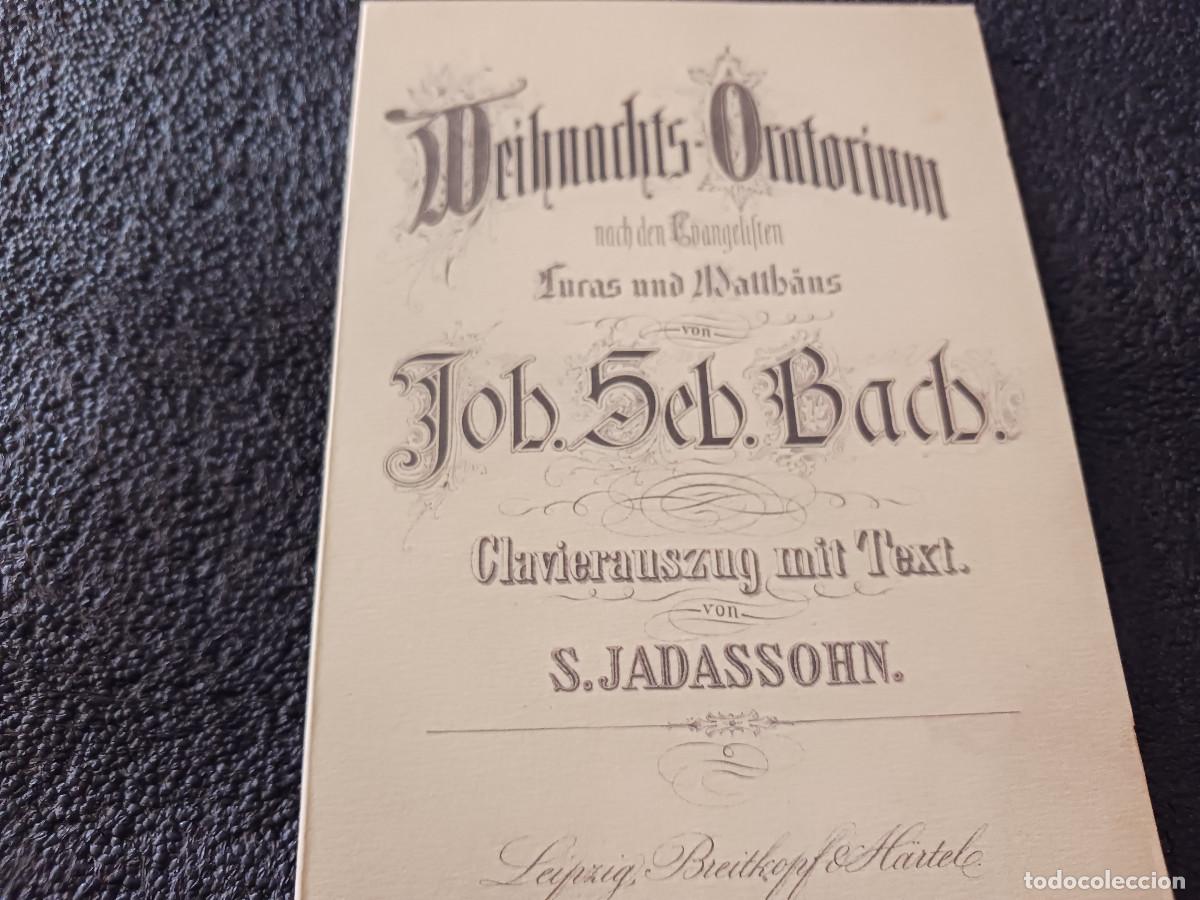 M&uacute;sica de colecci&oacute;n: diptico, felicitacion del gran teatro del liceo barna, oratorio de navidad de johann sebastian bach