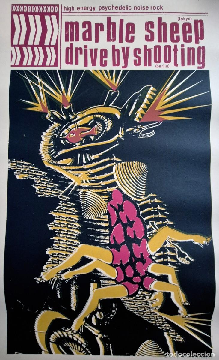 M&uacute;sica de colecci&oacute;n: Marble Sheep. Drive by Shooting. European Tour 2007. P&oacute;ster oficial de la gira del grupo japon&eacute;s