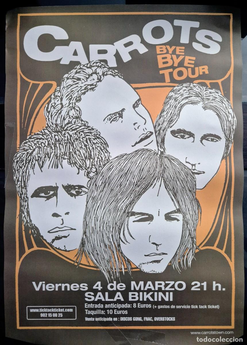 M&uacute;sica de colecci&oacute;n: Carrots. Bye Bye Tour. Concierto de su actuaci&oacute;n en la sala Bikini de Barcelona