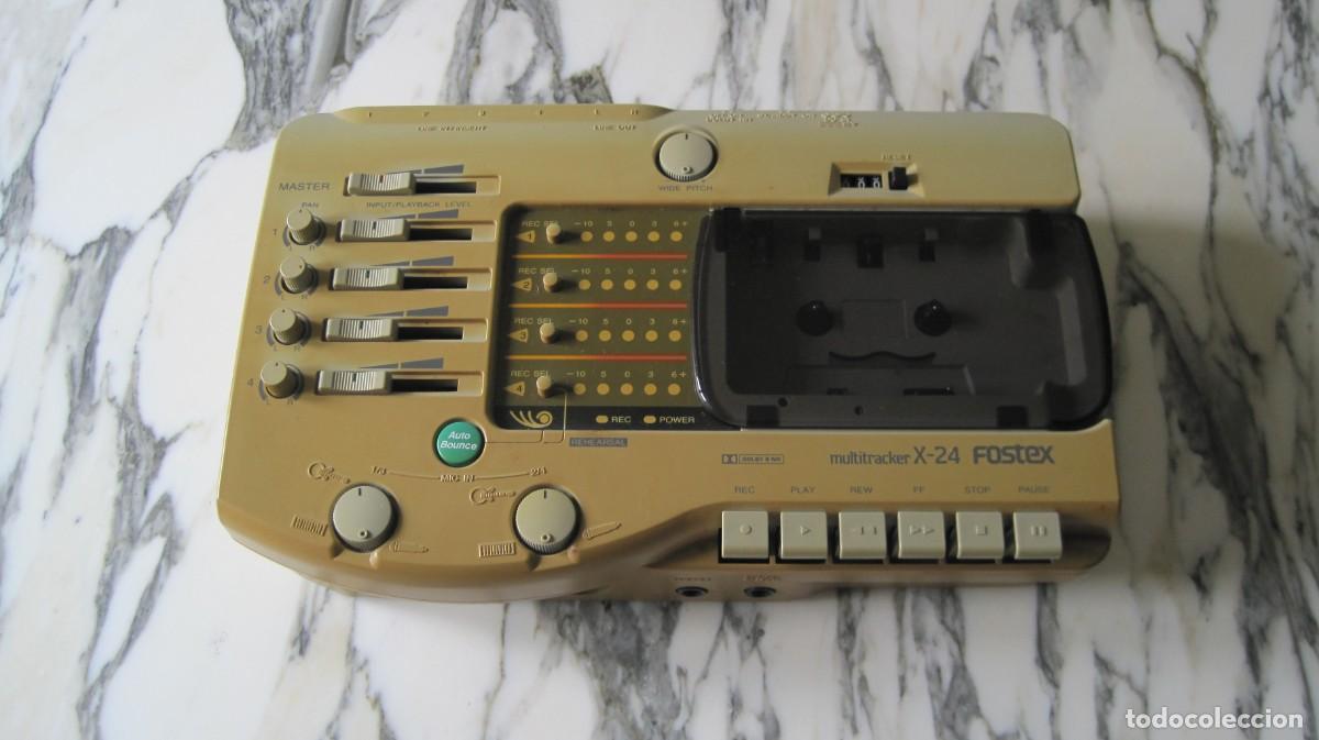 M&uacute;sica de colecci&oacute;n: CUATRO PISTAS - FOSTEX X-24 MULTITRACKER TAPE RECORDER - GRABADORA