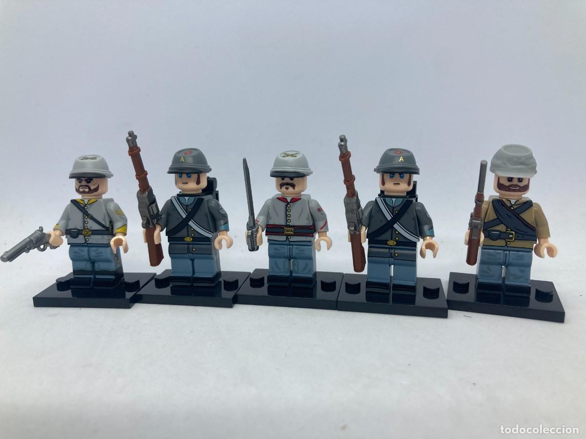 M&uacute;sica de colecci&oacute;n: Minifiguras Guerra Civil Americana - Soldados Confederados