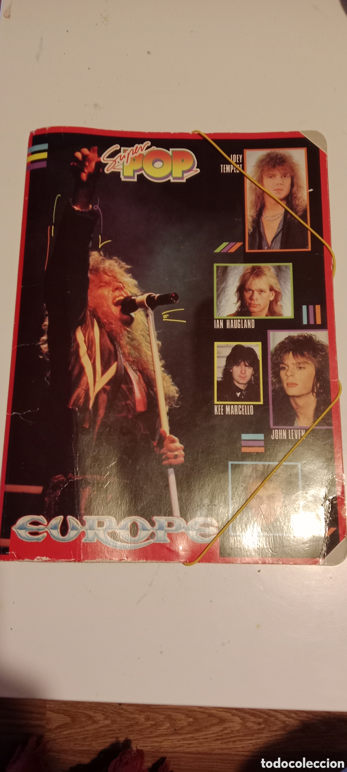 M&uacute;sica de colecci&oacute;n: Super Pop Carpeta del grupo Europe de los a&ntilde;os 80