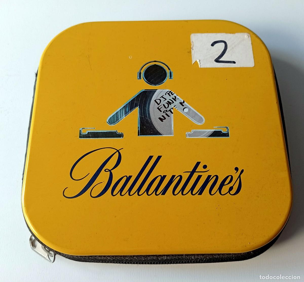 M&uacute;sica de colecci&oacute;n: ESTUCHE ARCHIVADOR PORTA CDS PROPAGANDA WHISKY BALLANTINE&acute;S