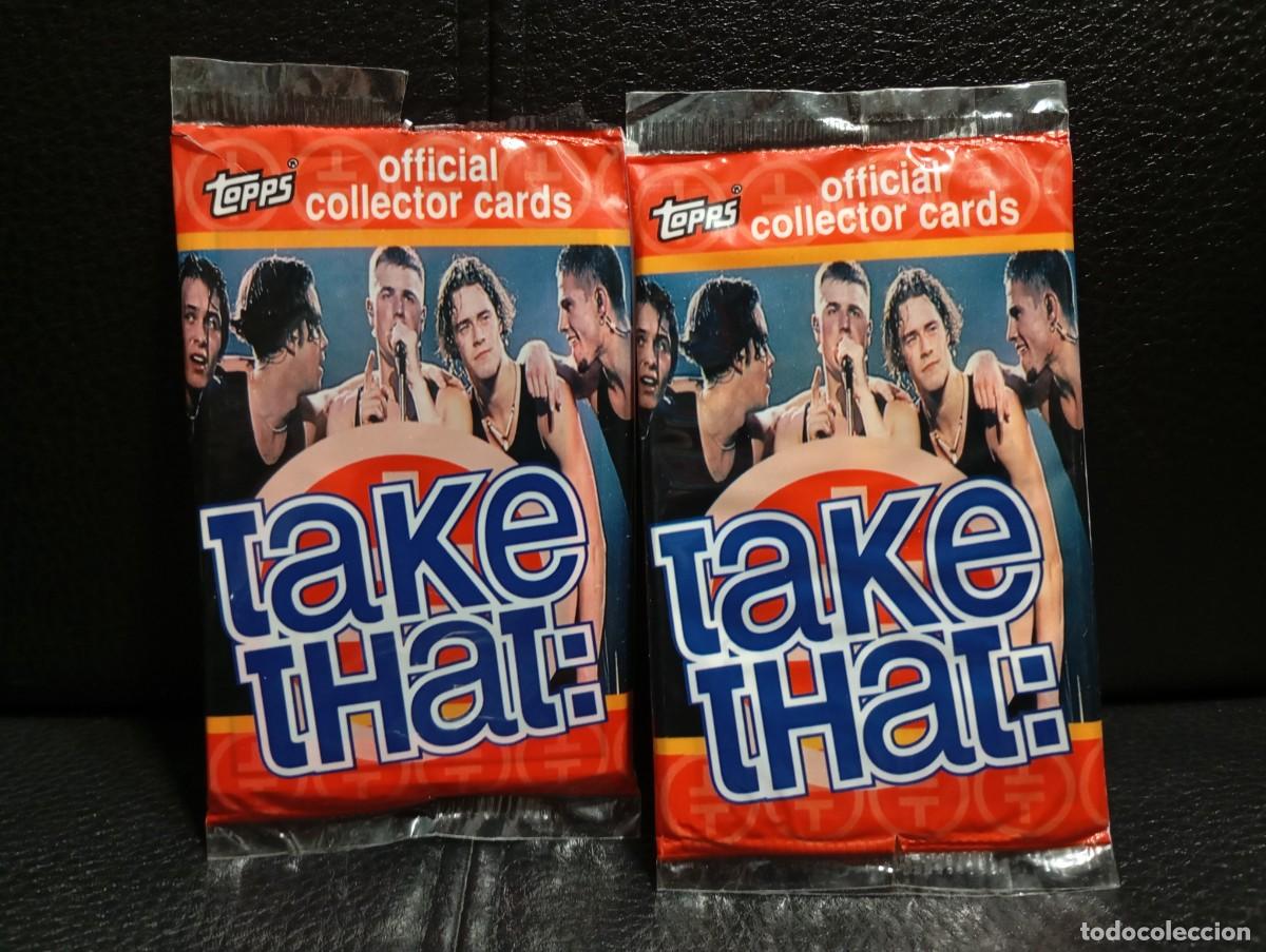 M&uacute;sica de colecci&oacute;n: TAKE THAT - COLLECTORS CARDS - 2 SOBRES - NMME 1993 - GARY BARLOW - MARK OWEN - ROBBIE WILLIAMS