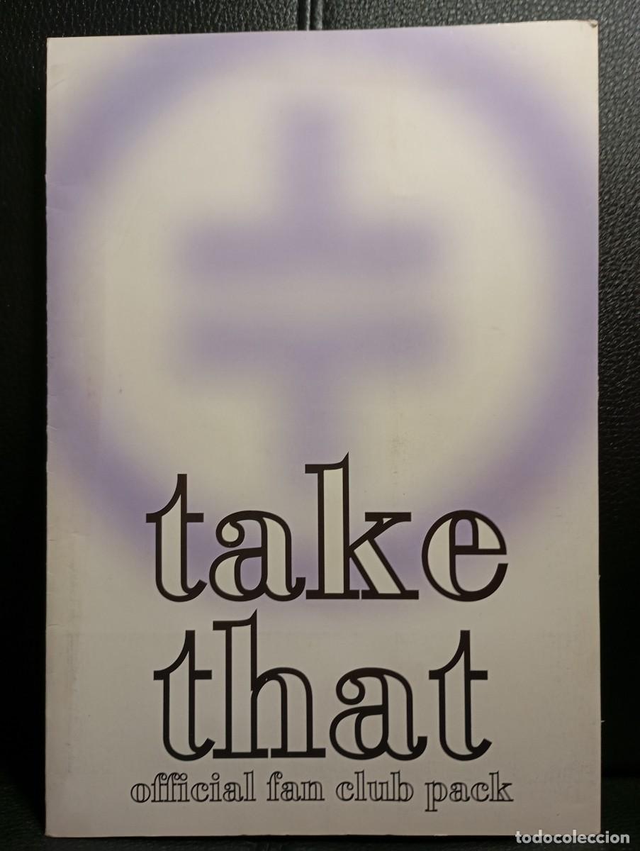 M&uacute;sica de colecci&oacute;n: TAKE THAT - CARPETA OFFICIAL FAN CUB PACK - A&Ntilde;OS 90 - GARY BARLOW - MARK OWEN - ROBBIE WILLIAMS
