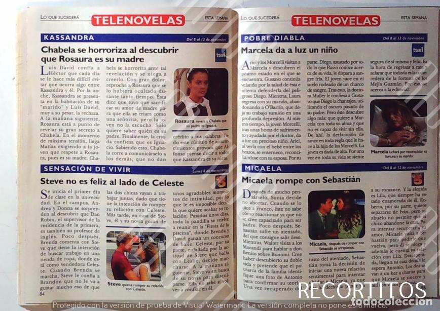 M&uacute;sica de colecci&oacute;n: KASSANDRA SENSACION DE VIVIR POBRE DIABLA MICAELA