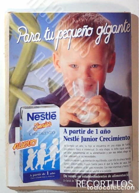 M&uacute;sica de colecci&oacute;n: NESTLE JUNIOR CRECIMIENTO LECHE ANUNCIO PUBLICIDAD