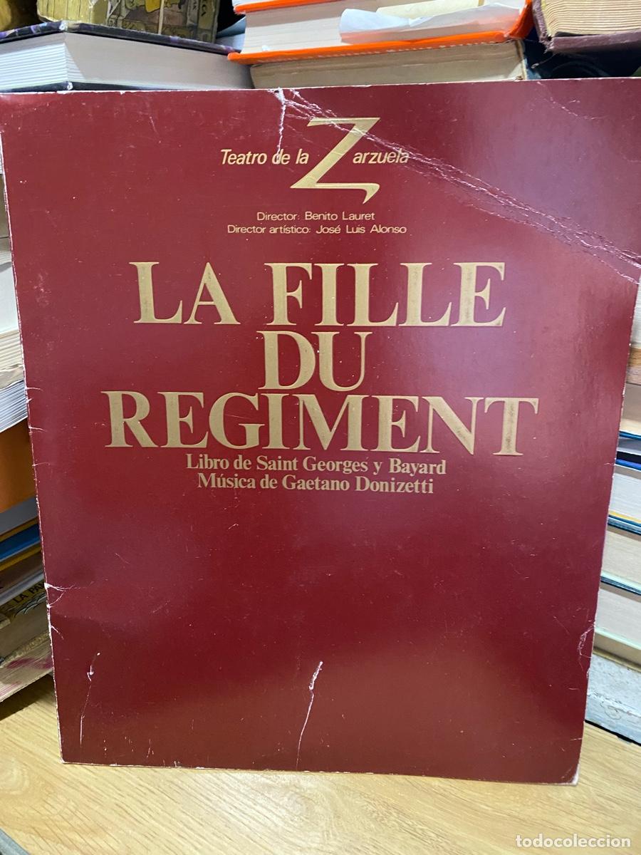M&uacute;sica de colecci&oacute;n: LA FILLE DU REGIMENT, TEATRO DE LA ZARZUELA, DIRECTOR BENITO LAURET