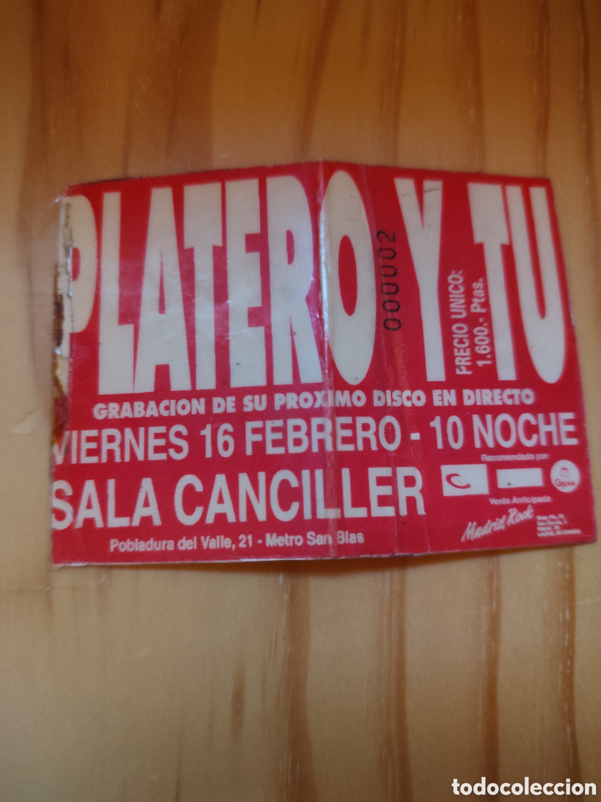 M&uacute;sica de colecci&oacute;n: Entrada antigua Platero y T&uacute;. Sala Canciller