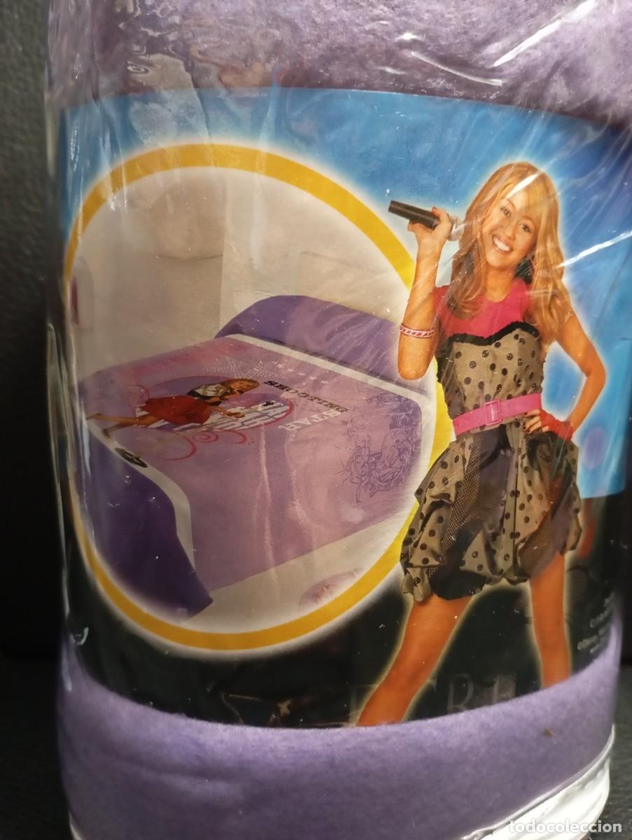 M&uacute;sica de colecci&oacute;n: HANNAH MONTANA - MANTA POLAR - 130X170 CMS - DISNEY - SIN USAR
