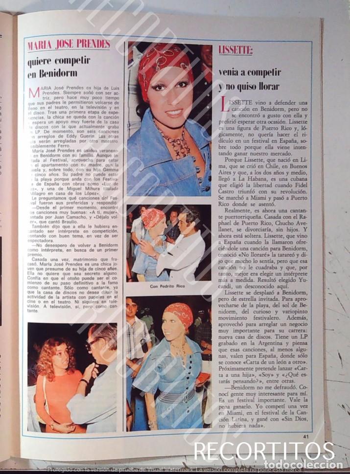M&uacute;sica de colecci&oacute;n: MARIA JOSE PRENDES LISSETTE PEDRITO RICO FESTIVAL DE BENIDORM