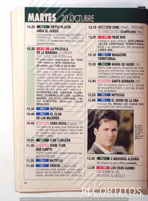 M&uacute;sica de colecci&oacute;n: FERNANDO CARRILLO EL MENU DE CADA DIA KARLOS ARGUI&Ntilde;ANO BARTOLOME BELTRAN