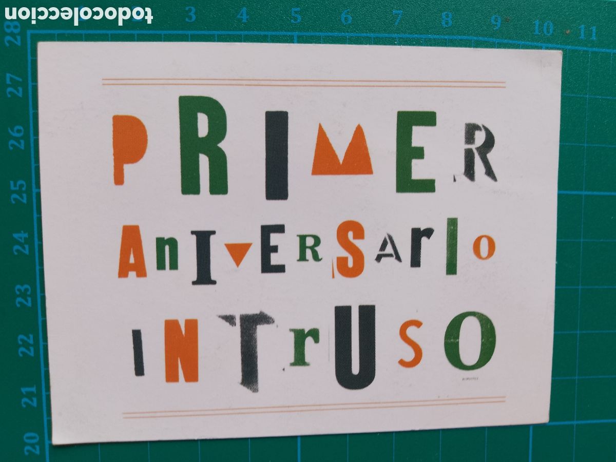 M&uacute;sica de colecci&oacute;n: PRIMER ANIVERSARIO . INTRUSO MADRID . FLYER. THE SWEET VANDALS . PRIMITAL . ELKANO BROWNING CREAM