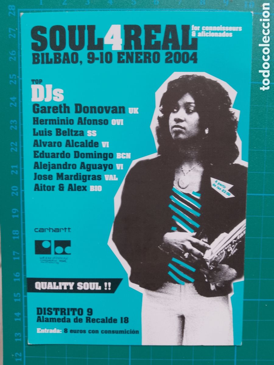 M&uacute;sica de colecci&oacute;n: SOUL 4 REAL 2004 FLYER. BILBAO .