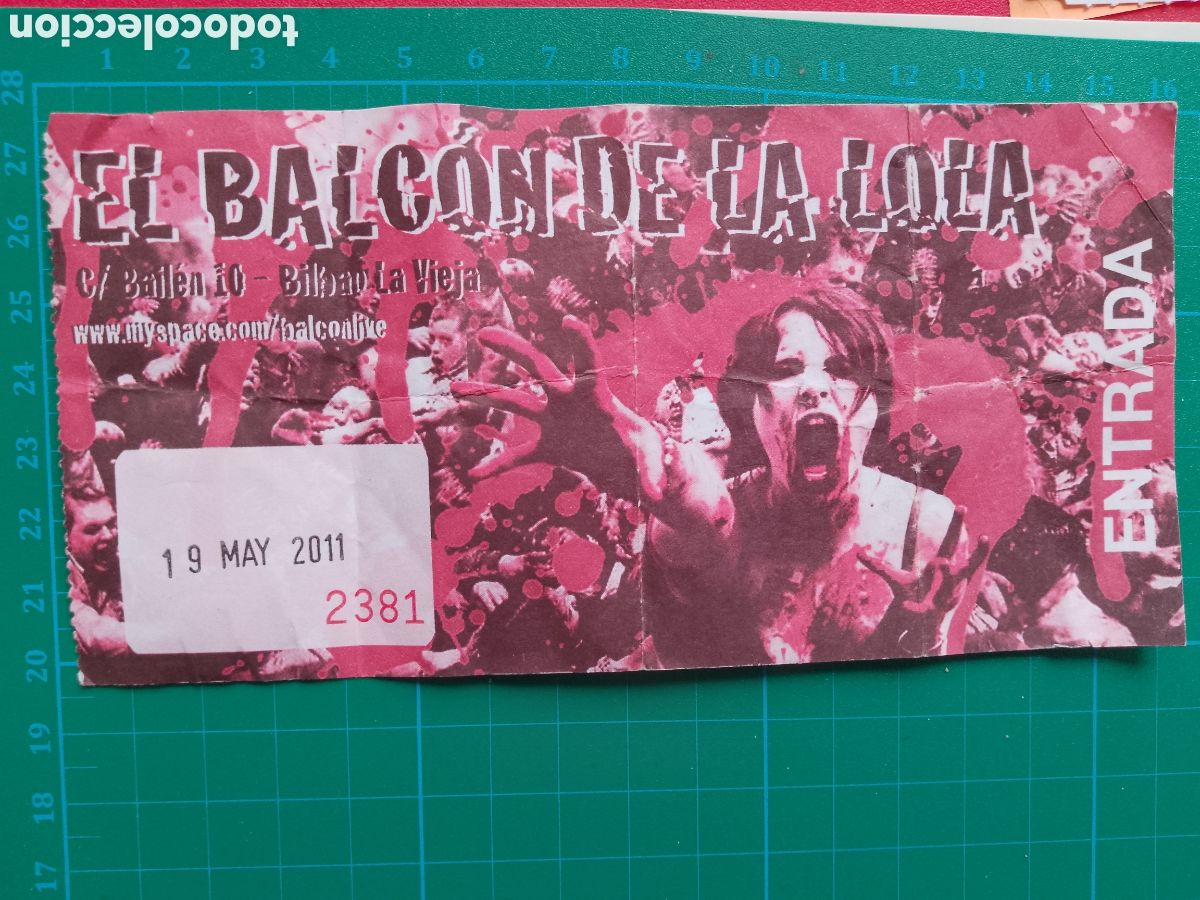 M&uacute;sica de colecci&oacute;n: EL BALCON DE LA LOLA . FLYER 2011 . DISCOTECA . BILBAO BIZKAIA