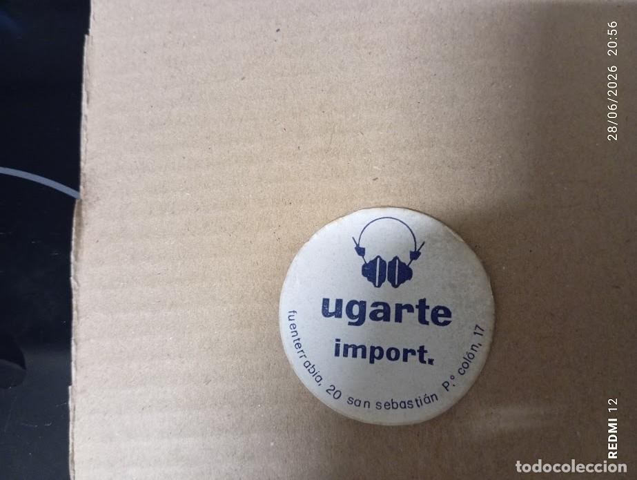 M&uacute;sica de colecci&oacute;n: ETIQUETA PARA DISCOS DE TIENDA DE DISCOS UGARTE SAN SEBASTIAN
