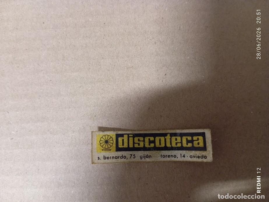 M&uacute;sica de colecci&oacute;n: ETIQUETA PARA DISCOS DE TIENDA DE DISCOS DISCOTECA OVIEDO