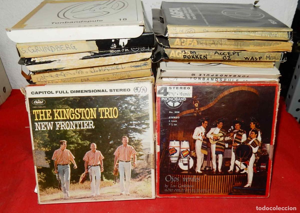 M&uacute;sica de colecci&oacute;n: 35 cintas de magnetof&oacute;n de 18 cm - de musica