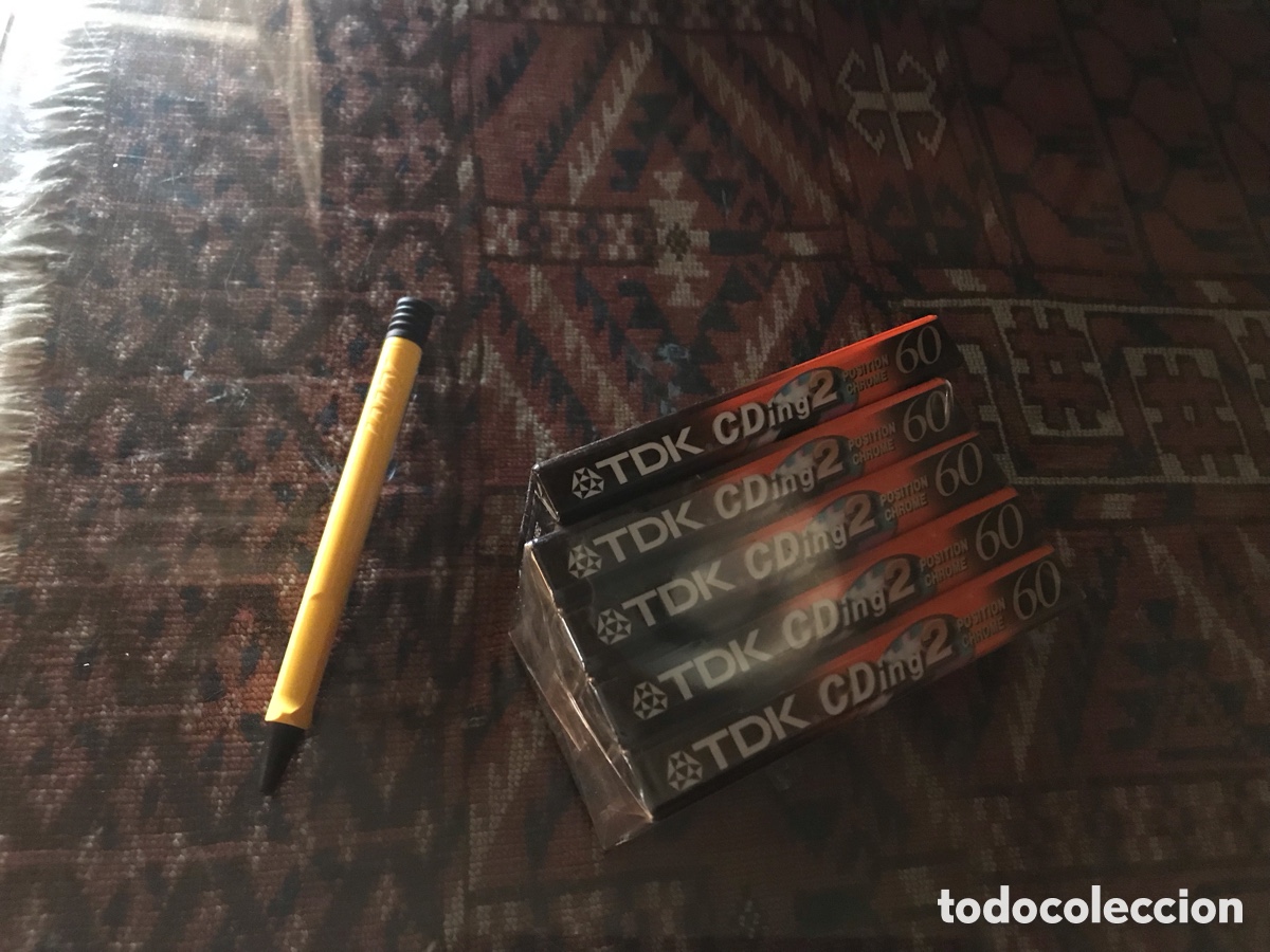 M&uacute;sica de colecci&oacute;n: TDK CDing 2. 60 minutos. Cinta v&iacute;deo