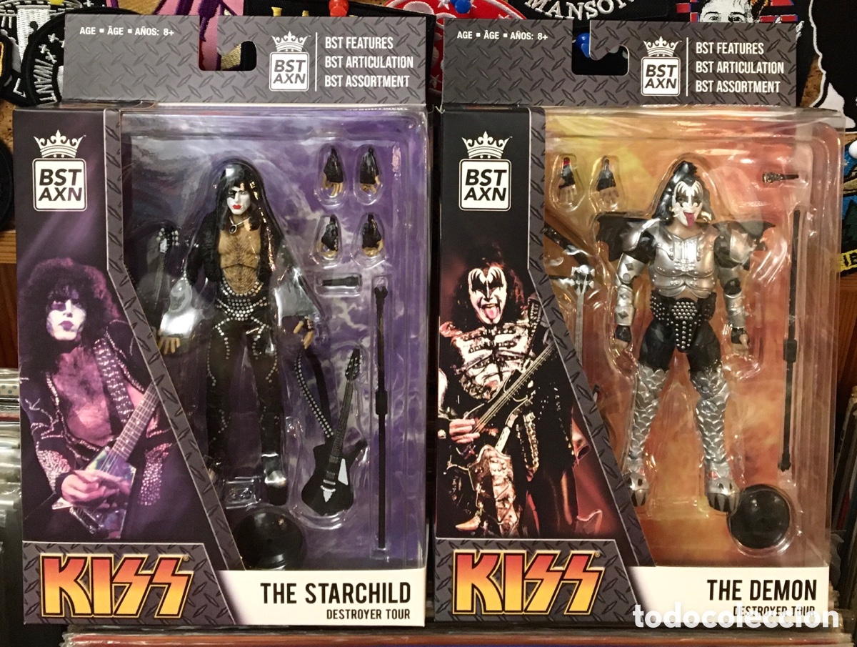 M&uacute;sica de colecci&oacute;n: KISS THE STARCHILD THE DEMON LOTE 2 FIGURAS NUEVAS