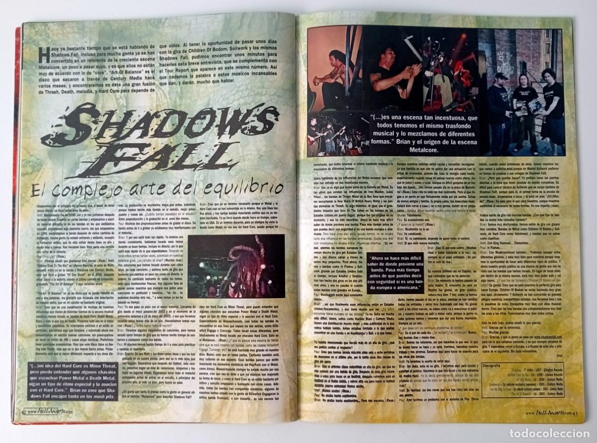 Collectible Music: MAGAZINE CLIPPINGS SHADOW&acute;S FALL P&Aacute;GINAS DE REVISTA