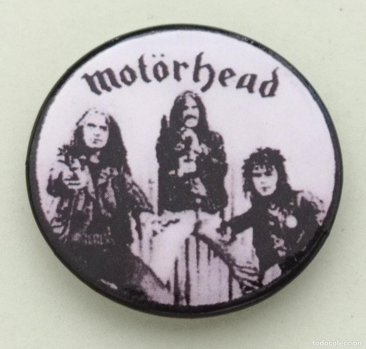 M&uacute;sica de colecci&oacute;n: CHAPA/BADGE (DE AGUJA) DE MOT&Ouml;RHEAD (2,5cm Di&aacute;metro)