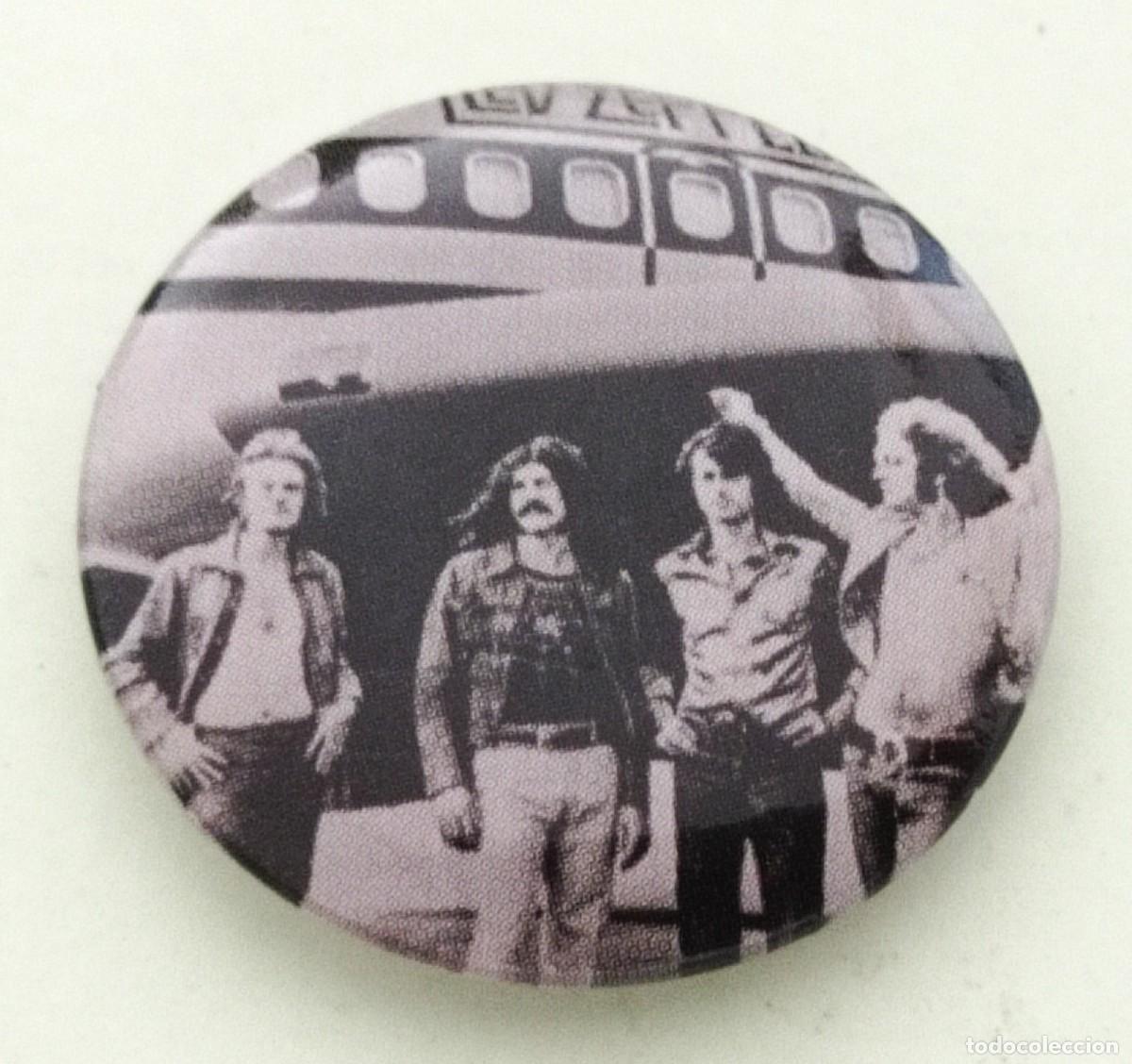 M&uacute;sica de colecci&oacute;n: CHAPA/BADGE (DE AGUJA) DE LED-ZEPPELIN (2,5cm Di&aacute;metro)