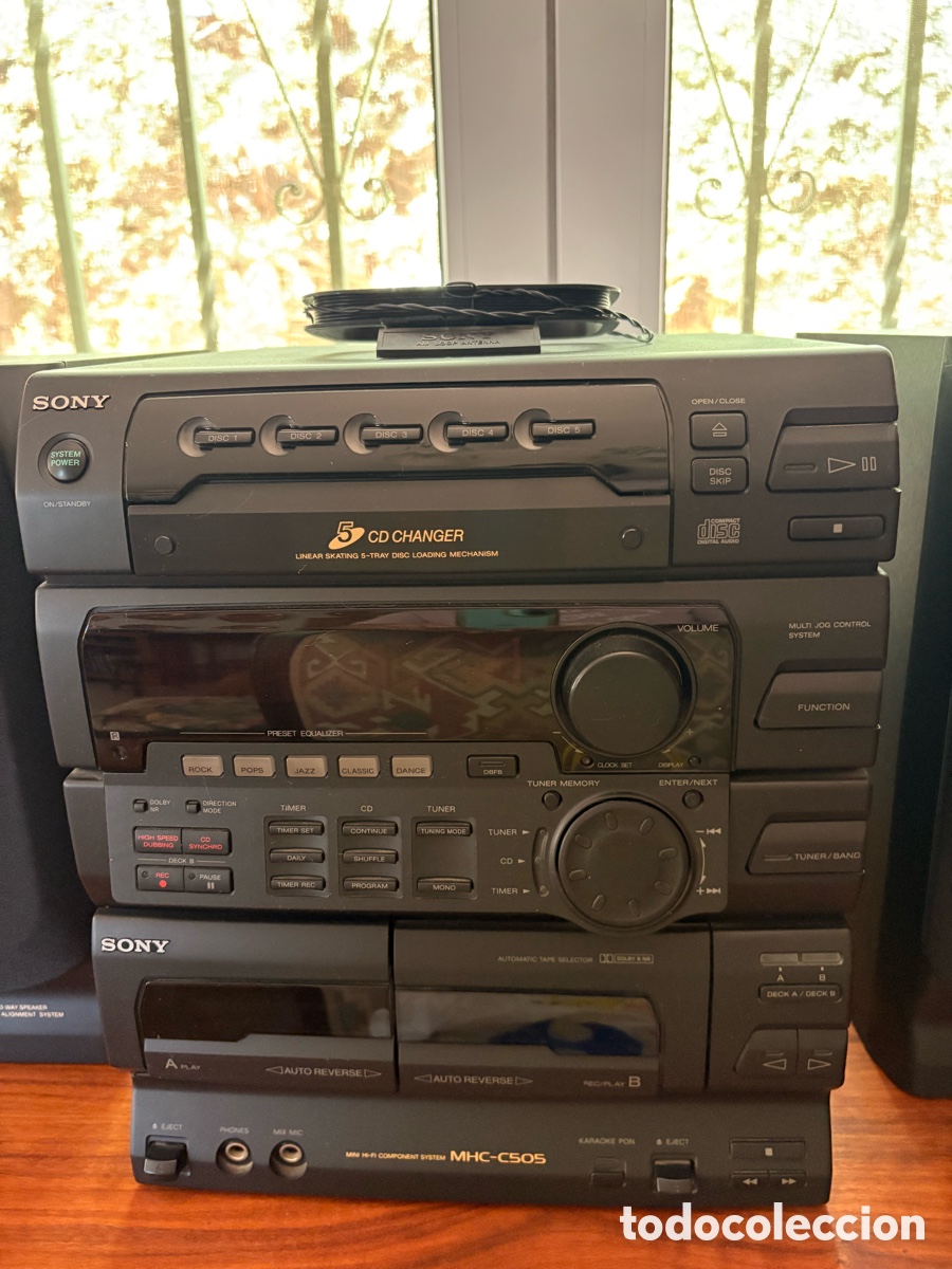 M&uacute;sica de colecci&oacute;n: Sony HCD-H505 con altavoces originales