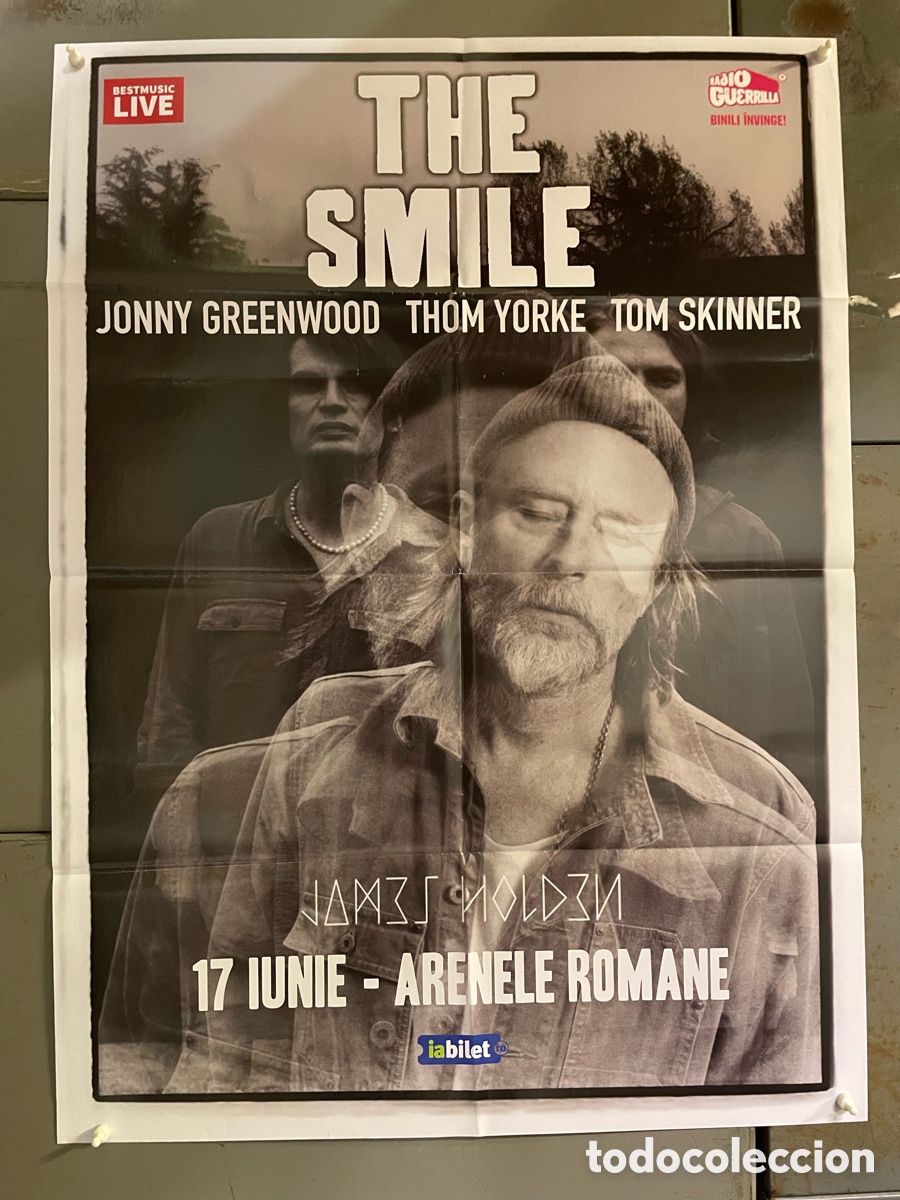 M&uacute;sica de colecci&oacute;n: AFJ51 THE SMILE JAMES HOLDEN CONCIERTO BUCAREST POSTER ORIGINAL 64X88 RUMANO