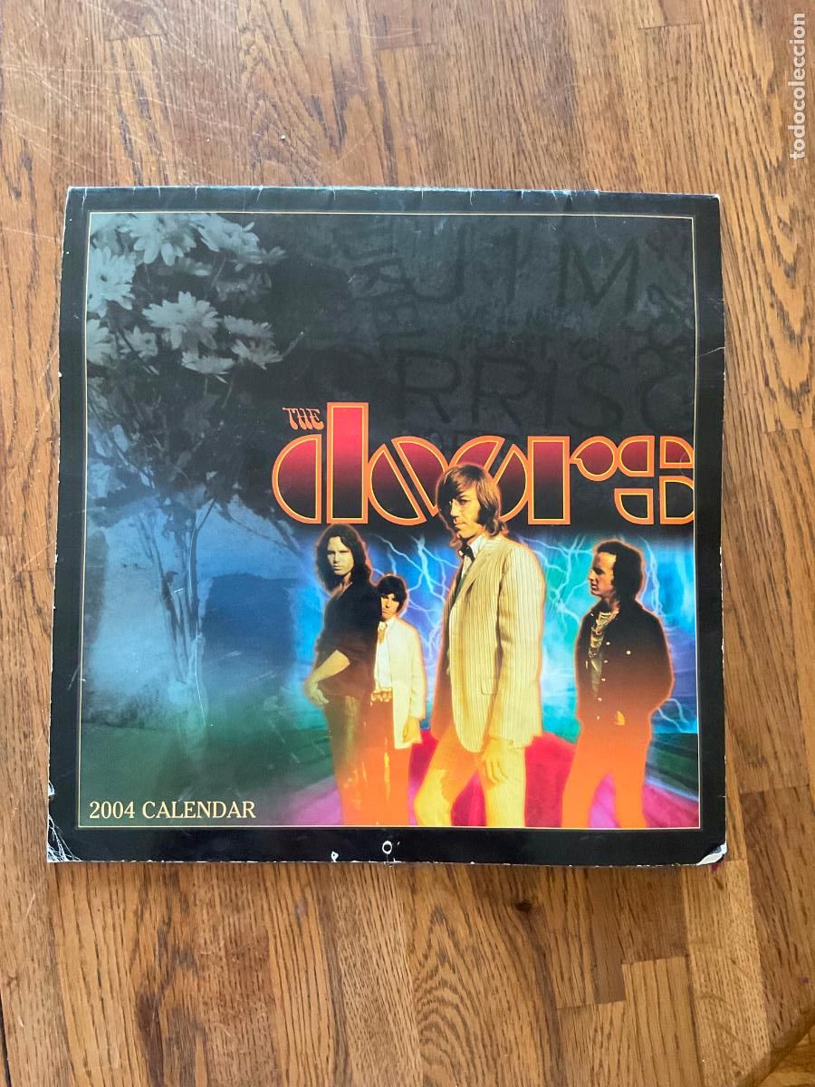 M&uacute;sica de colecci&oacute;n: CALENDARIO DE PARED A&Ntilde;O 2004 - THE DOORS / JIM MORRISON