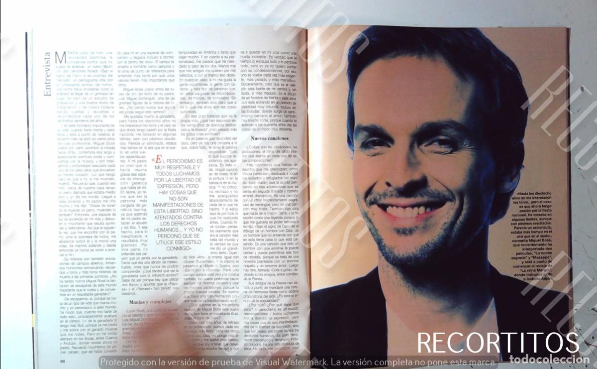 M&uacute;sica de colecci&oacute;n: miguel bose entrevista - Foto 2