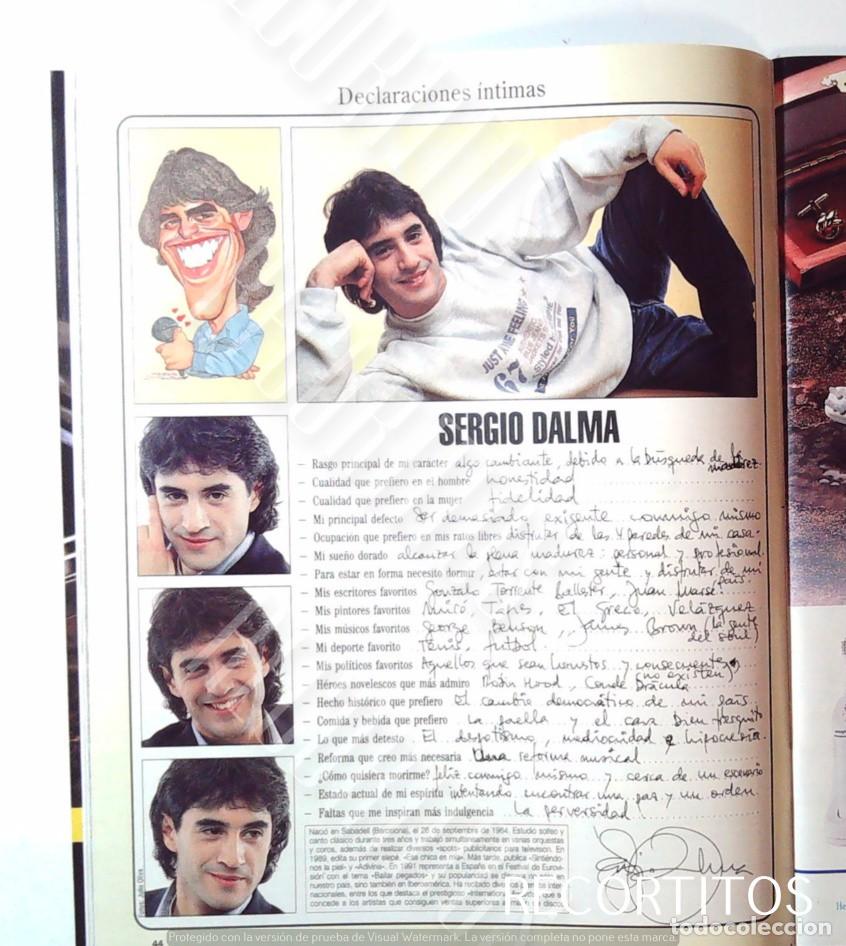 M&uacute;sica de colecci&oacute;n: sergio dalma declaraciones intimas