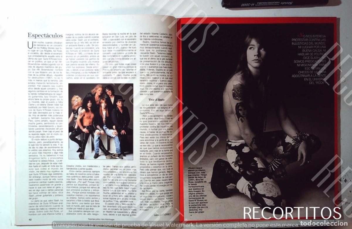 M&uacute;sica de colecci&oacute;n: GUNS N ROSES slash AXL