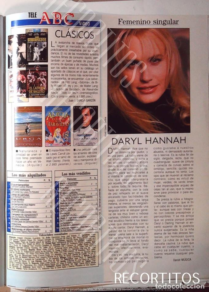 M&uacute;sica de colecci&oacute;n: daryl hannah novedades en video vhs alicia en el pais de las maravillas