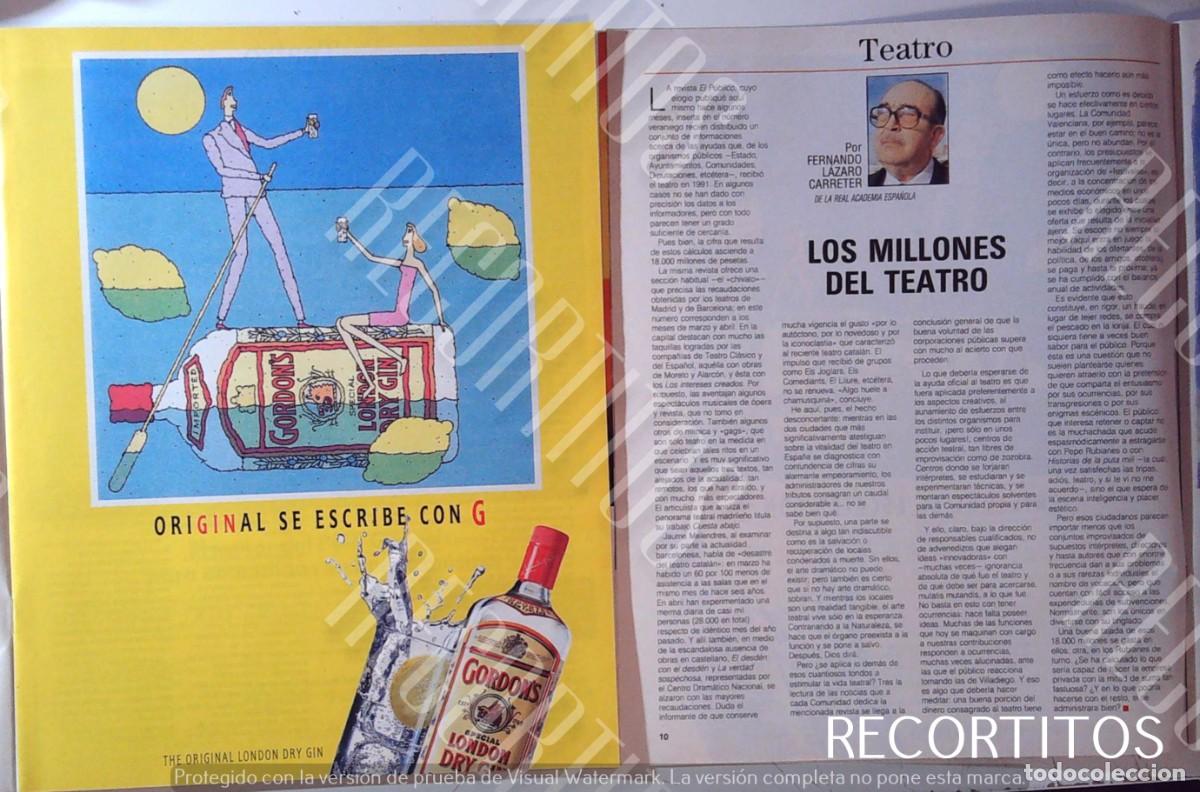 M&uacute;sica de colecci&oacute;n: GORDONS GINS GINEBRA ANUNCIO PUBLICIDAD los millones del teatro fernando lazaro carreter