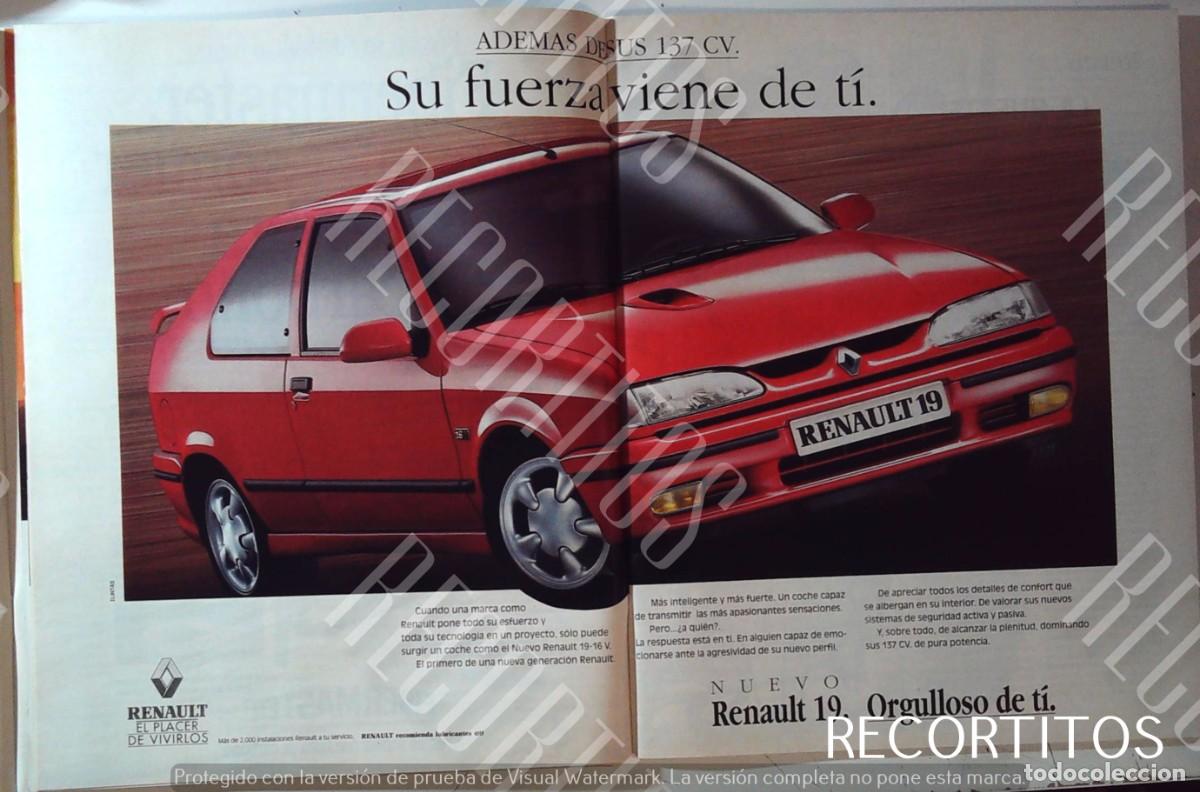 M&uacute;sica de colecci&oacute;n: renault 19 137 cv anuncio publicidad