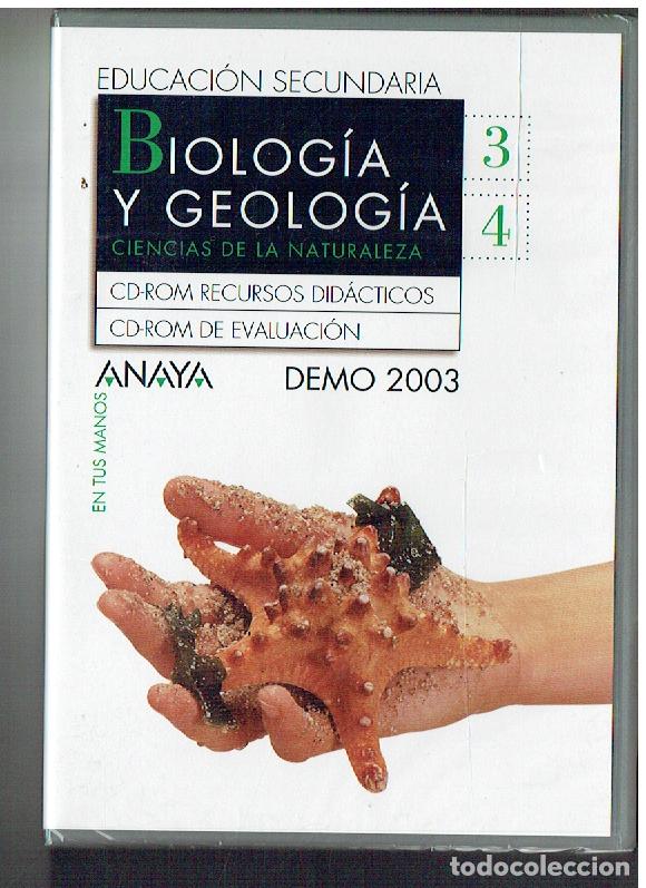 Musiksammlung: CD-ROM. EDUCACI&Oacute;N SECUNDARIA. BIOLOG&Iacute;A Y GEOLOG&Iacute;A. 3 - 4. ANAYA DEMO 2003. (&Ntilde;/DVD.F)
