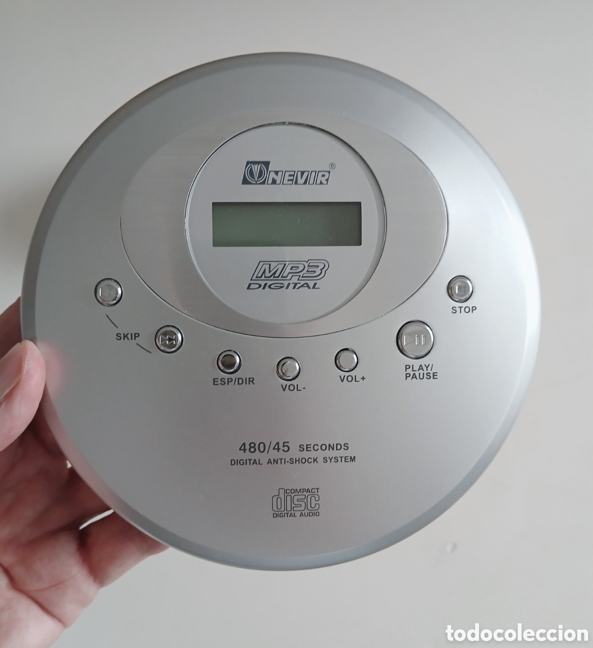 Musique de collection: Discman NEVIR modelo NVR 2023