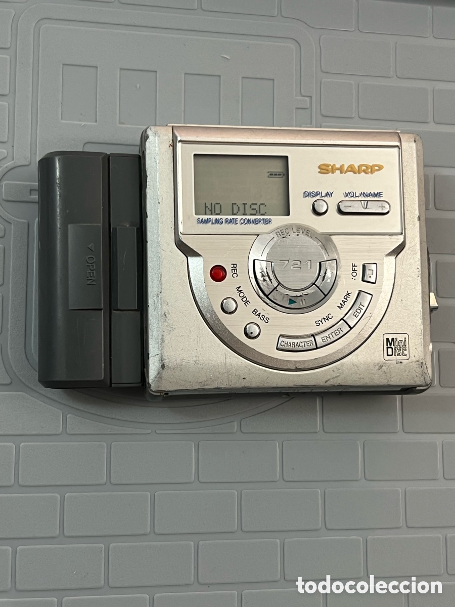 M&uacute;sica de colecci&oacute;n: ✅ Minidisc reproductor grabador Sharp MD-MS721H(S)
