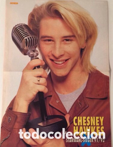 M&uacute;sica de colecci&oacute;n: P&oacute;ster doble vintage Chesney Hawkes / Amy Grant