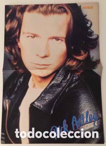 M&uacute;sica de colecci&oacute;n: P&oacute;ster doble vintage Rick Astley + Chris Isaak