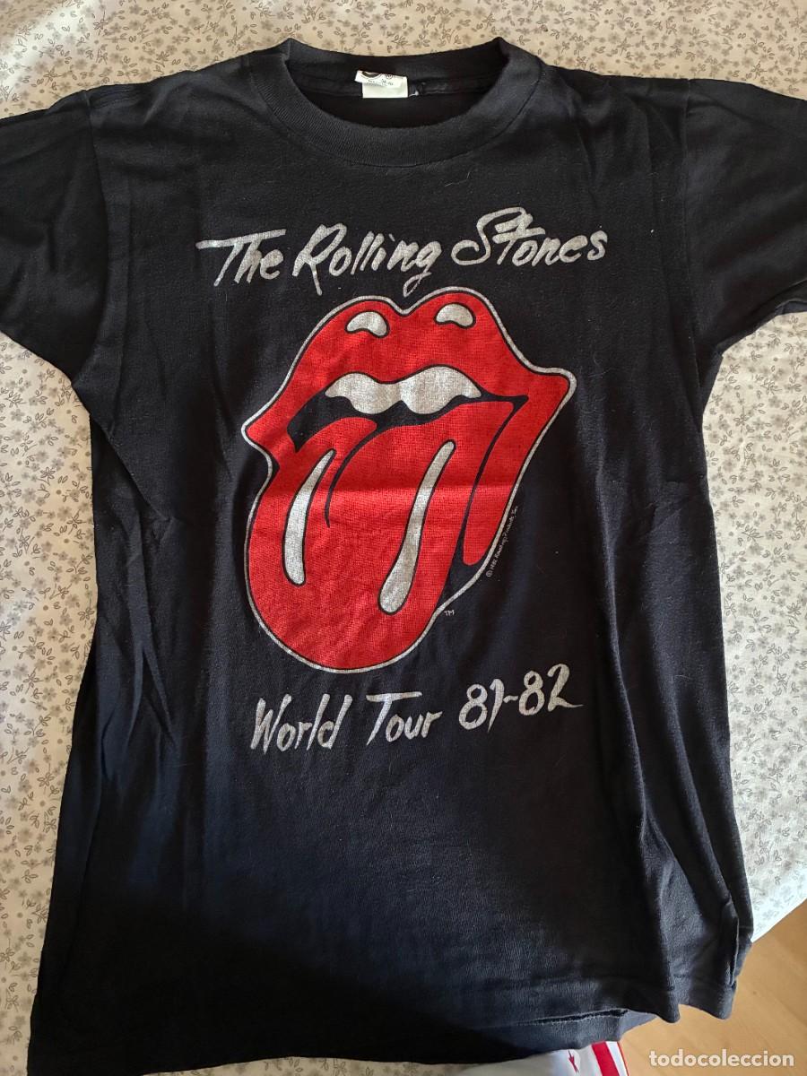 M&uacute;sica de colecci&oacute;n: Rolling Stones World Tour'81-'82. Camiseta Original. Talla S. Ver fotos.