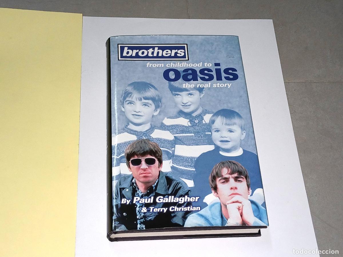 M&uacute;sica de colecci&oacute;n: Libro Oasis, biograf&iacute;a Brothers from childhood to Oasis (the real story), Virgin books 1996