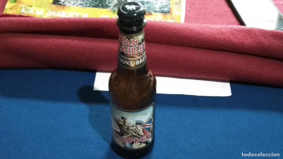 M&uacute;sica de colecci&oacute;n: IRON MAIDEN. BOTELLA DE CERVEZA DE PL&Aacute;STICO VAC&Iacute;A. 330 ml HEAVY METAL